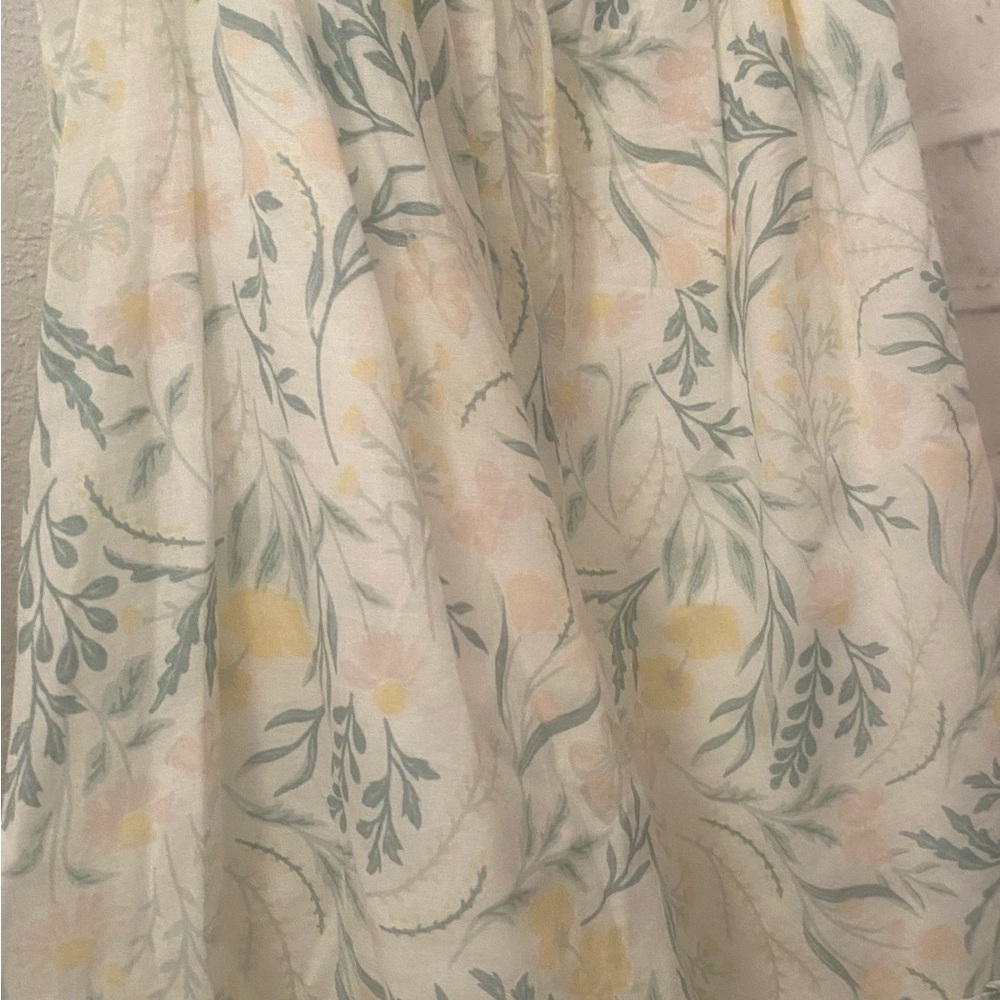 Rachel Zoe White and Yellow Floral Skirt